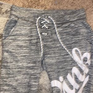 Grey PINK joggers